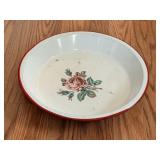 Vintage Enamel Ware Pie Plate
