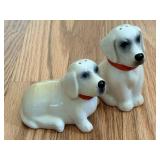 Ceramic Dog S&P Shakers