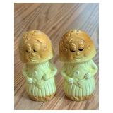 Vintage Mushroom Shaped S&P Shakers