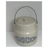 Vintage Monmouth Stoneware Crock Cookie Jar