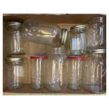 Tray Lot of Assorted Jars