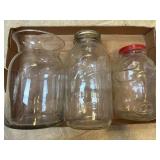 2 Assorted Jars & Vase