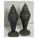 Vintage Neco Silver Plated Salt And Pepper