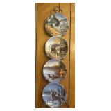 Four decorative plates