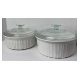 Lot of 2 Corning Ware Casserole Dishes