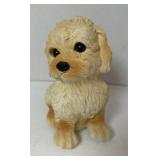 Adorable Puppy Resin Figurine/Music Box