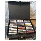Cassette Tape Organizer & Cassette Tapes