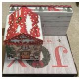 Box lot of Christmas gift boxs