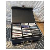 Cassette Tape Organizer & Cassette Tapes