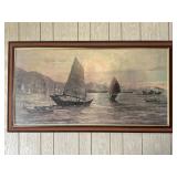 Large Painting On Hard Board