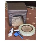 Cat House Ottoman, Brush, Toy and Furniture Har