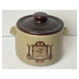 Vintage West Bend Colonial Crock 2-Quart Bean Pot