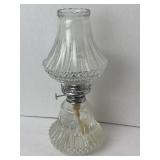 Vtg Lamplight Farms Diamond Cut Crystal Oil