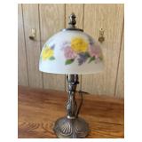 Frosted Floral Table Lamp 12ï¿½