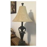 Vintage Lamp antique Brass Handled Vase Style