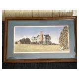 Framed & Matted Print ï¿½Claymont Hillï¿½ Signed by