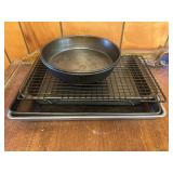 Assorted baking pans