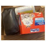 Box lot of assorted cleaning items