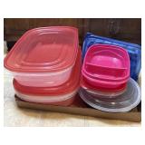 Tray Lot of Assorted Tupperware