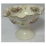 Vintage Floral Bowls SERVING, PEDESTAL & TEA BAG