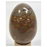 (B) Agate Stone Egg As Pictured 2.75"