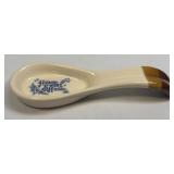 (B) Vintage HOME SWEET HOME Glazed Ceramic Spoon