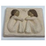 (B) Willow Tree Friendship Plaque Susan Lordi