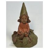 (B) Vintage Tom Clark Gnome Figure Lilibet Turtle
