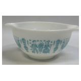 (C) Vintage Pyrex 1 1/2 Pt 441 Turquoise Amish
