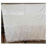 (A) Approximately 76" X 65" Raised Embroidered