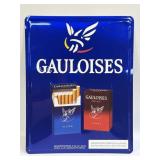 (F) 11" X 14" Metal Gauloises Cigarette Sign