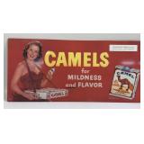(F) 9" X 19.5" Metal Camels Sign