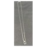 (SC) 18" 925 Sterling Necklace Marked CN