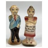 (C) Vintage Salt & Pepper Shakers Japan You and