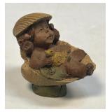 (B) Vintage 1982 Thomas Tom Clark Gnome Cairn
