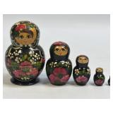(C) Vintage Russian Matryoshka Babushka Nesting