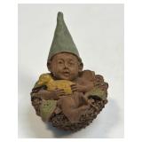 (B) Tom Clark Gnome Figurine 1986 Ernie Holding