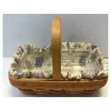 (A) Longaberger Basket With Liner 2000 Century