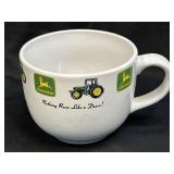 (C) John Deere 28 Oz Vintage Coffee Mug Soup Bowl