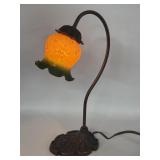 (E) VINTAGE TABLE LAMP BRASS LIBERTY ABAT-JOUR