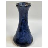 (C) Vintage Brush McCoy Blue Vellum Vase #064 8.25
