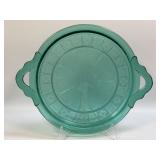 (C) Vintage Jeannette Glass Doric and Pansy 12.5"