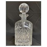 (C) Vintage Towle Lead Crystal Square Decanter