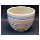(A) McCoy Stoneware Yellow Ware Beehive Mixing