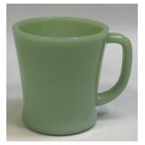 (C) Vintage Fire King Jadeite Flat Bottom D