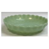 (C) FIRE KING JADEITE BUBBLE SERVING BOWL 8-1/2"