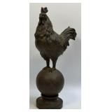 (B) Poly Resin Rooster Figurine As Pictured