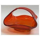(B) VINTAGE ORANGE MID CENTURY VIKING STYLE