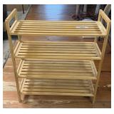 (E) Wooden Shelf As Pictured 31" X 10.5" X 27"