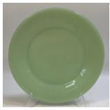 (C) Fire-King Jane Ray Ribbed 9" Jadeite Dinner